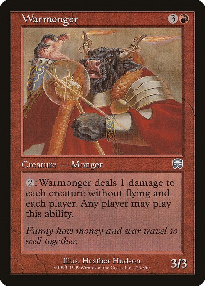 Image for Warmonger (225) (Mercadian Masques) - Magic: The Gathering