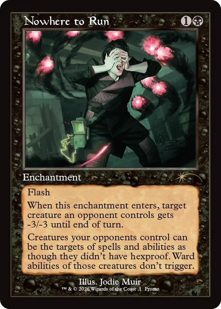 Nowhere to Run (Retro Frame) (1) (WPN & Gateway Promos)