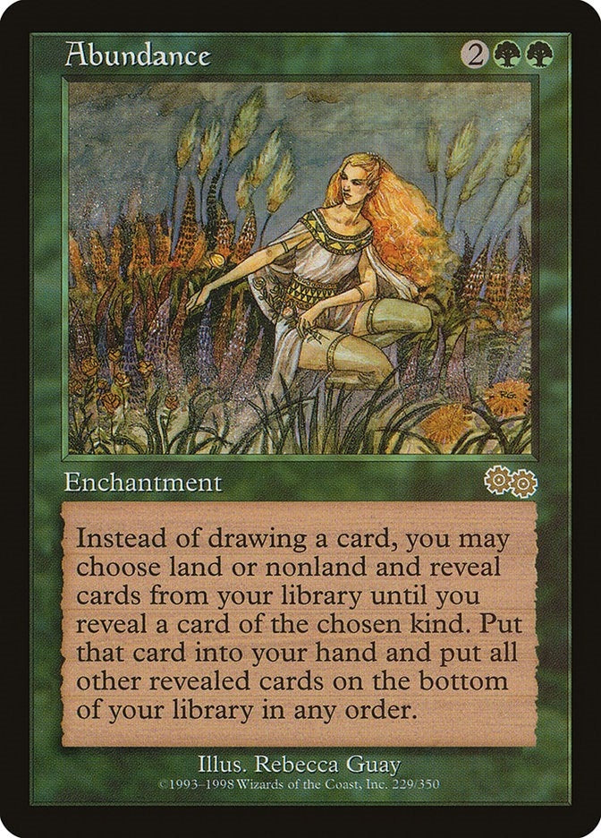 Image for Abundance (229) (Urza's Saga) - Magic: The Gathering