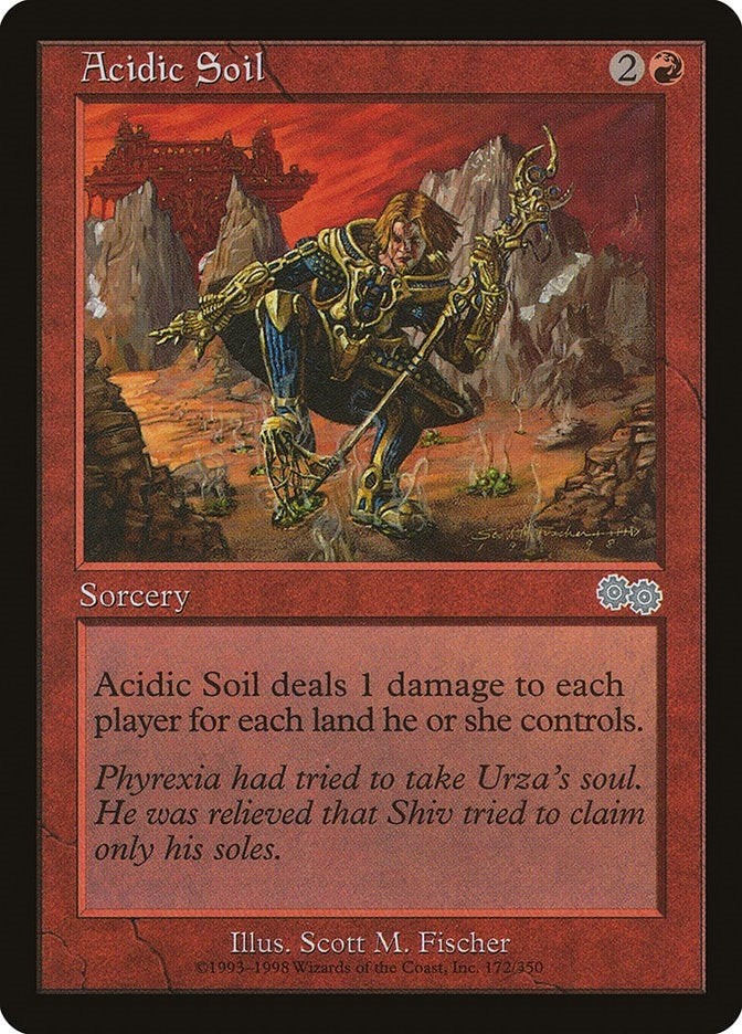 Image for Acidic Soil (172) (Urza's Saga) - Magic: The Gathering