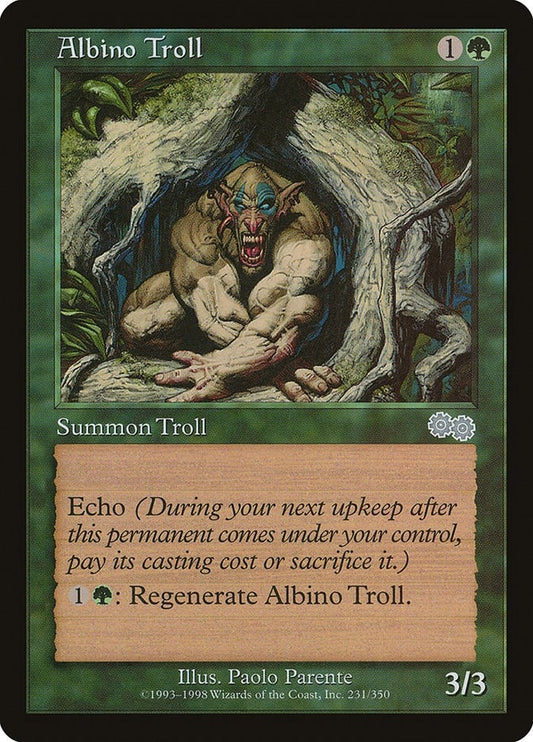 Image for Albino Troll (231) (Urza's Saga) - Magic: The Gathering
