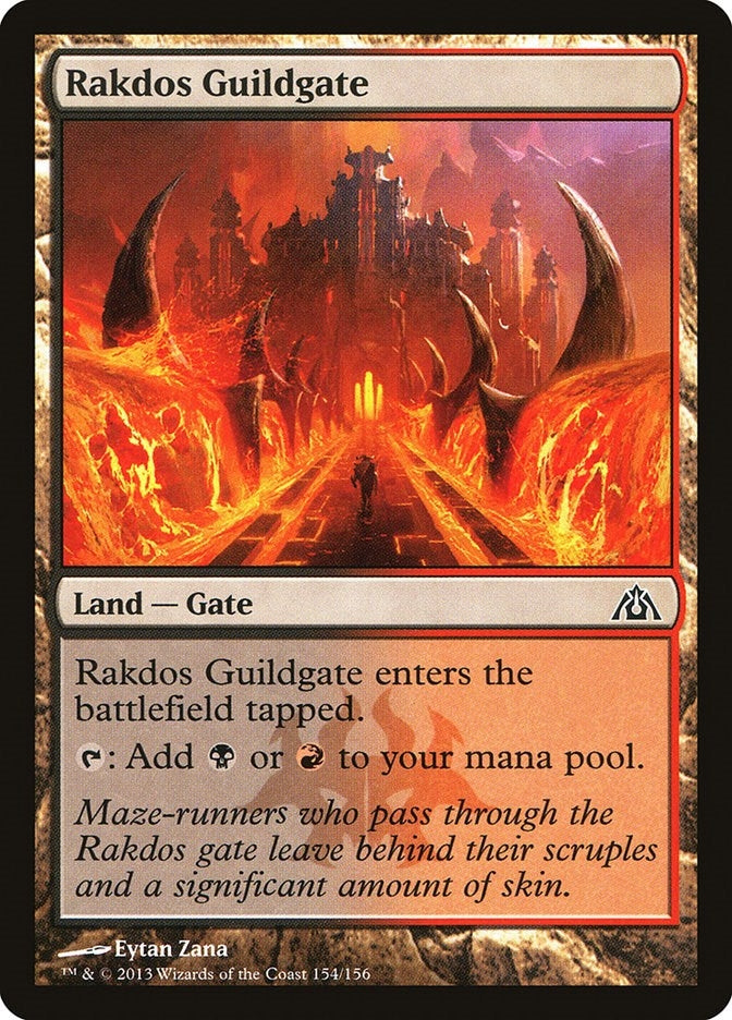 Image for Rakdos Guildgate (154) (Dragon's Maze) - Magic: The Gathering
