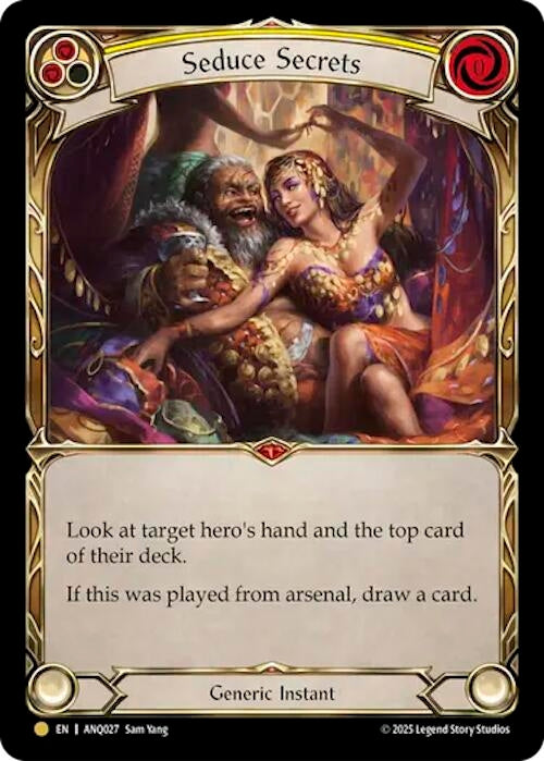 Seduce Secrets (Yellow) (ANQ027) (ANQ027) (Compendium of Rathe - Antiquity Pack) (ANQ)