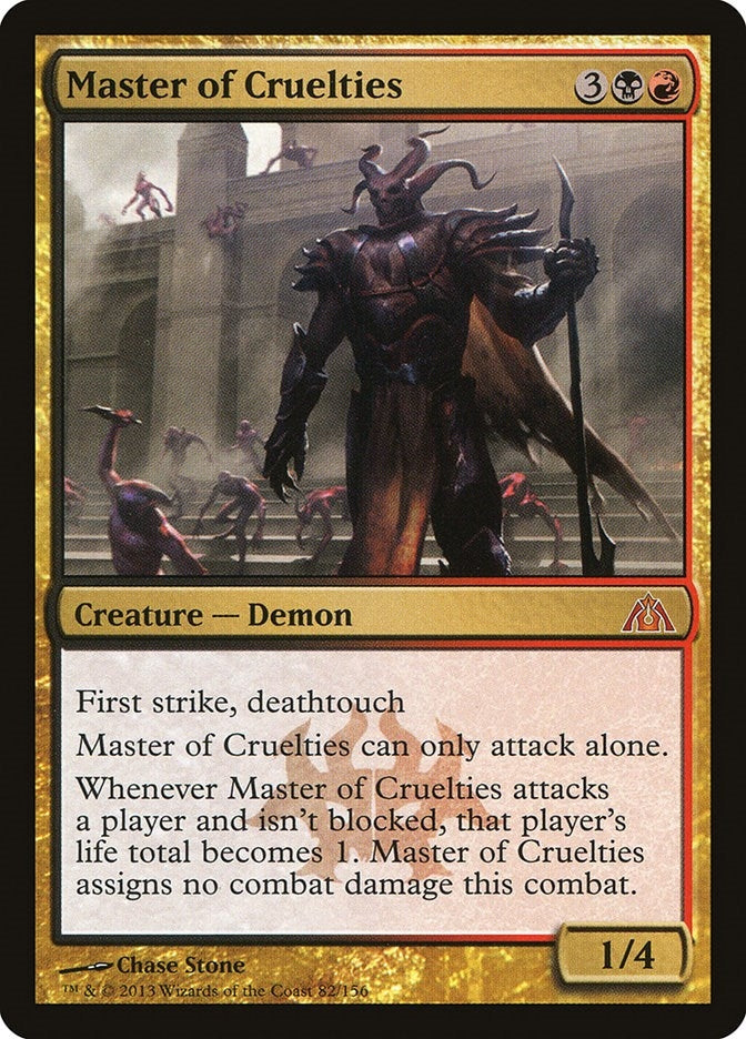 Image for Master of Cruelties (82) (Dragon's Maze) - Magic: The Gathering