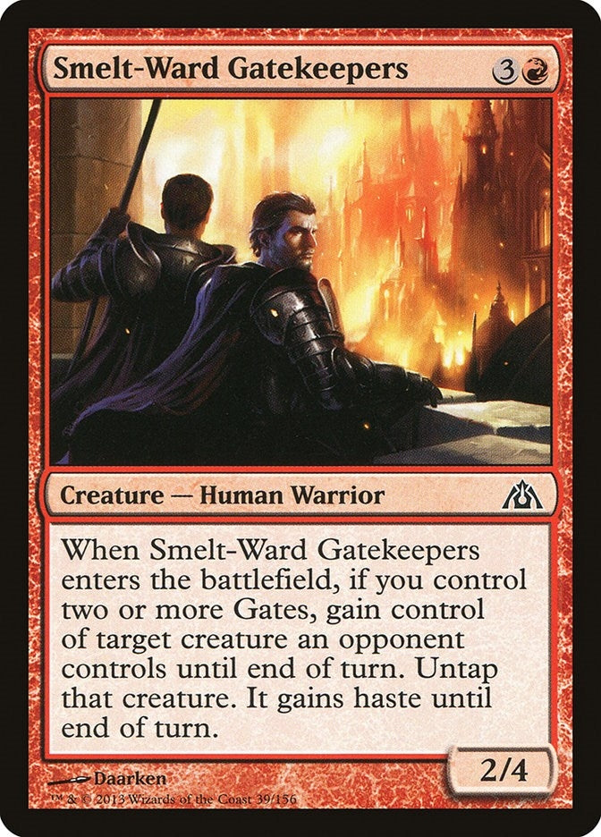 Image for Smelt-Ward Gatekeepers (39) (Dragon's Maze) - Magic: The Gathering