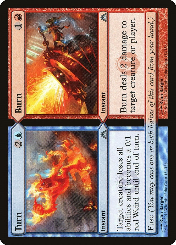 Image for Turn // Burn (134) (Dragon's Maze) - Magic: The Gathering