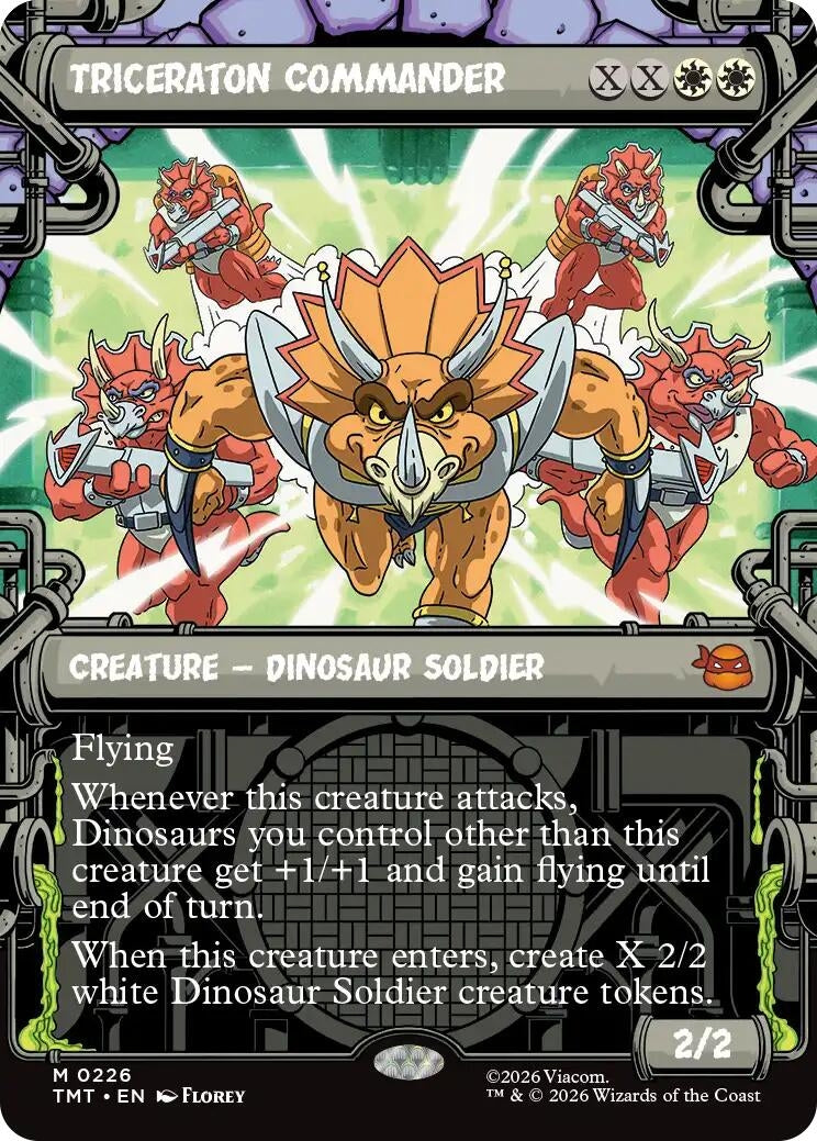 Triceraton Commander (Showcase) (226) (Teenage Mutant Ninja Turtles)
