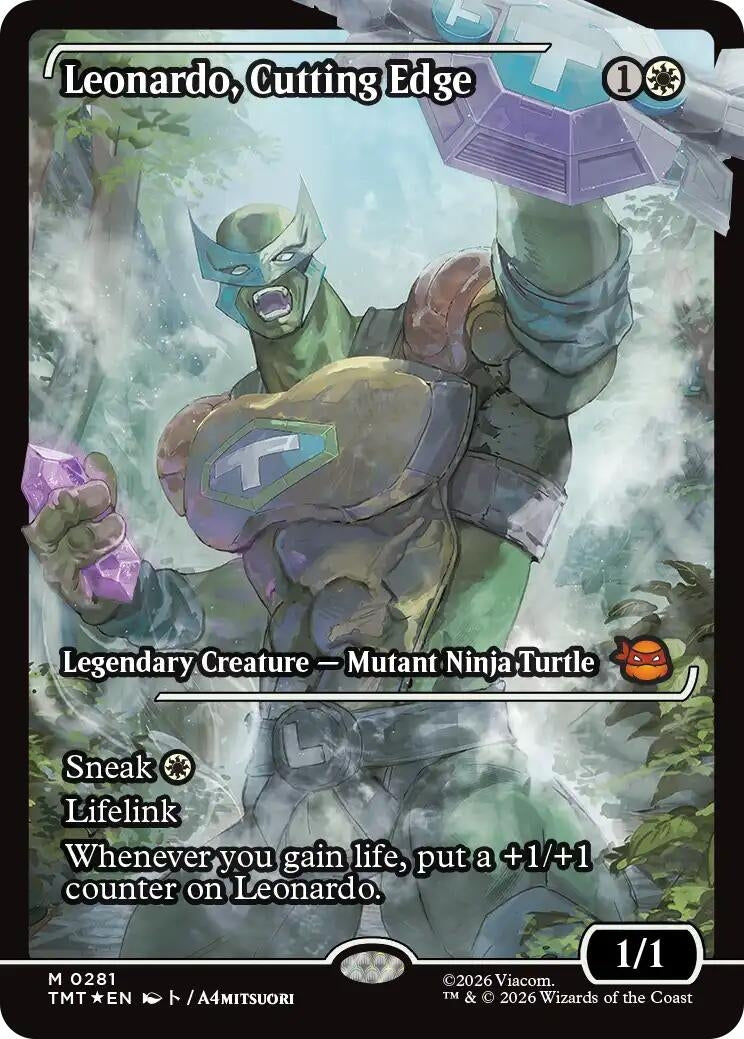 Leonardo, Cutting Edge (Showcase) (281) (Teenage Mutant Ninja Turtles)