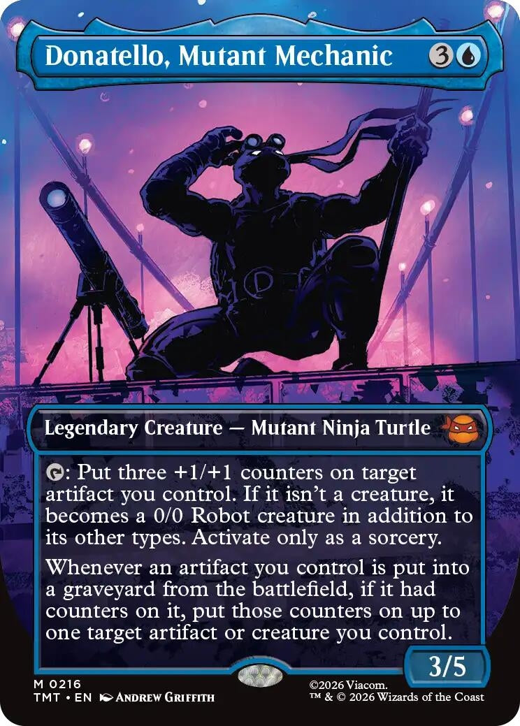 Donatello, Mutant Mechanic (Borderless) (216) (Teenage Mutant Ninja Turtles)
