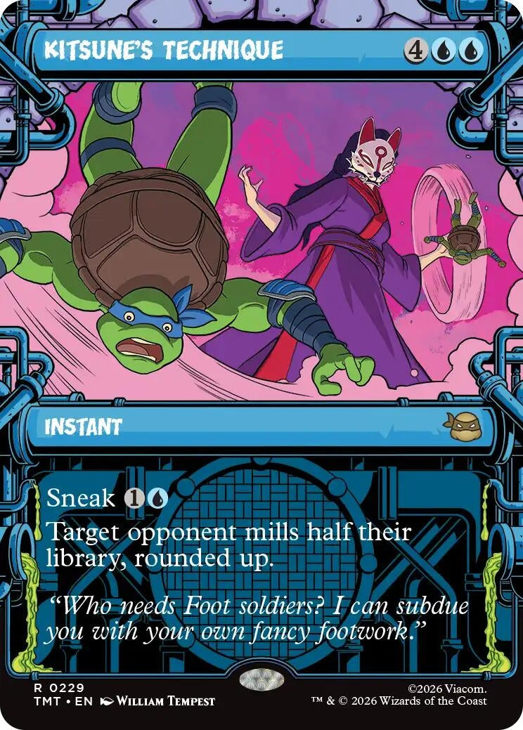 Image for Kitsune's Technique (Showcase) (229) (Teenage Mutant Ninja Turtles) - Magic: The Gathering