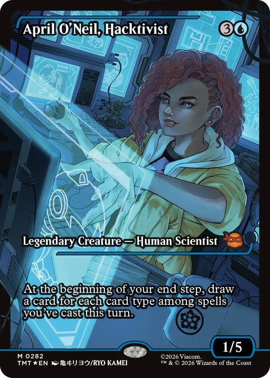 April O'Neil, Hacktivist (0282) (Showcase) (282) (Teenage Mutant Ninja Turtles)