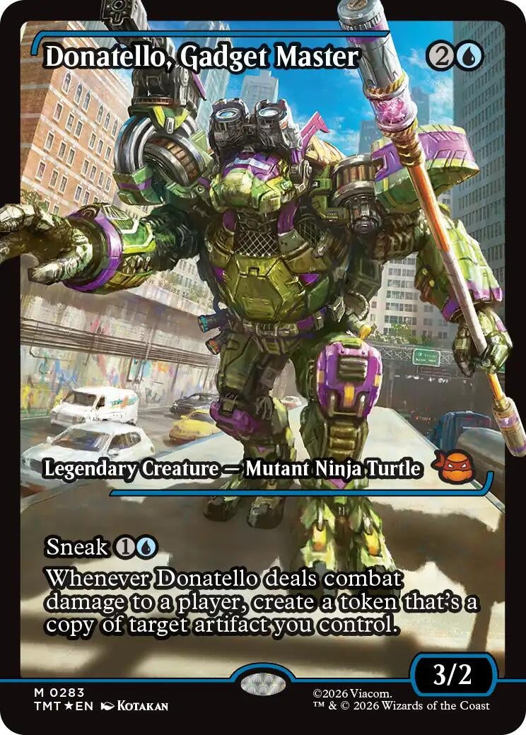 Image for Donatello, Gadget Master (Showcase) (283) (Teenage Mutant Ninja Turtles) - Magic: The Gathering