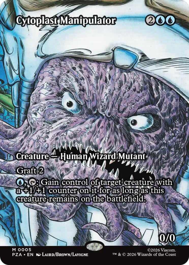 Image for Cytoplast Manipulator (Borderless) (5) (Teenage Mutant Ninja Turtles Source Material) - Magic: The Gathering