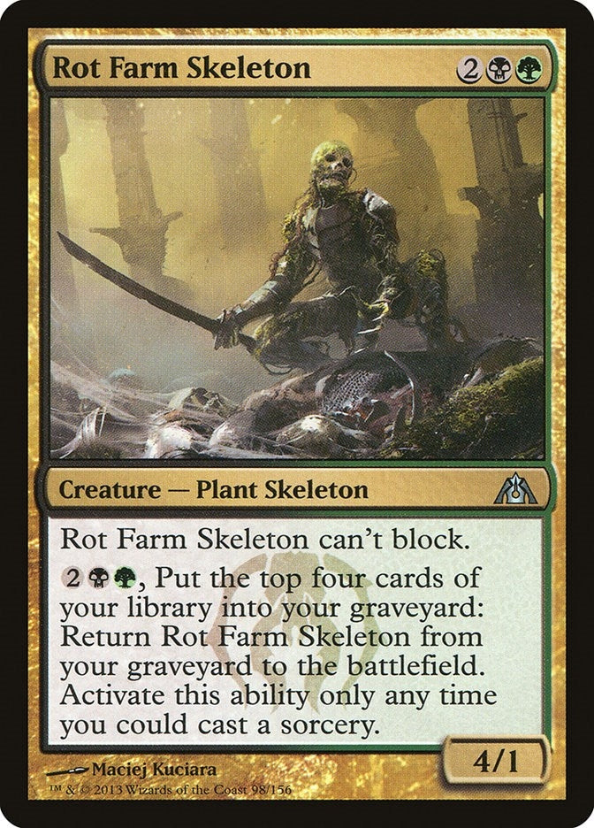 Image for Rot Farm Skeleton (98) (Dragon's Maze) - Magic: The Gathering