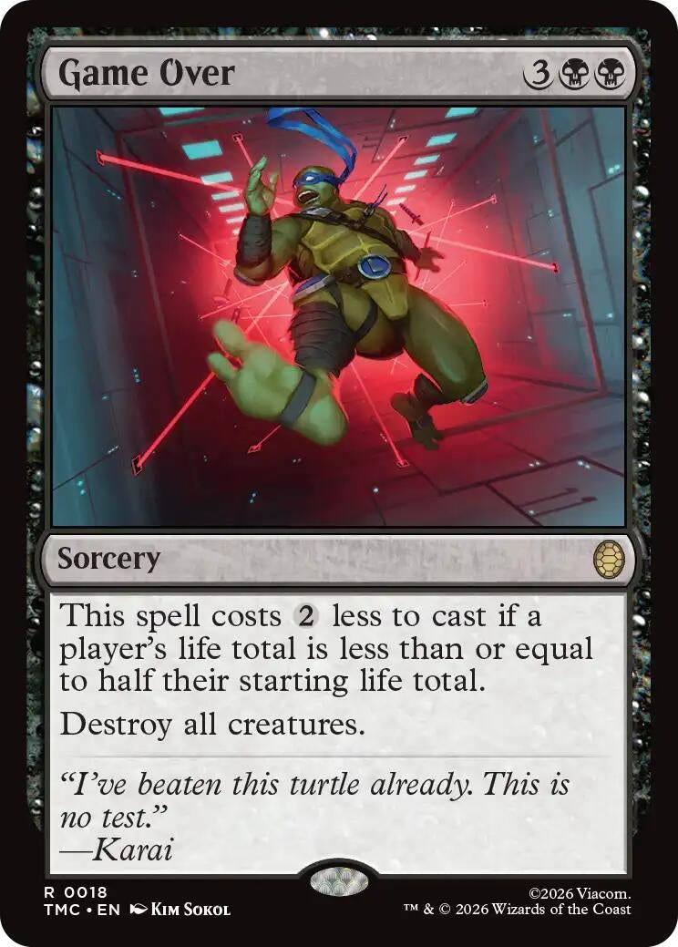 Image for Game Over (18) (Teenage Mutant Ninja Turtles) - Magic: The Gathering