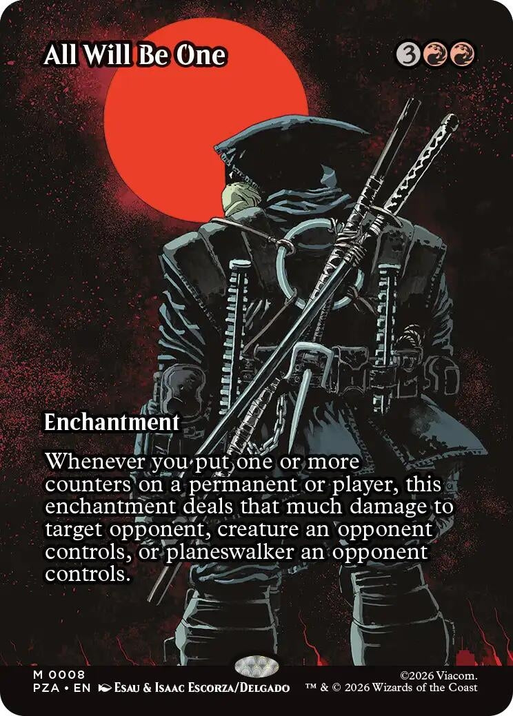 Image for All Will Be One (Borderless) (8) (Teenage Mutant Ninja Turtles Source Material) - Magic: The Gathering