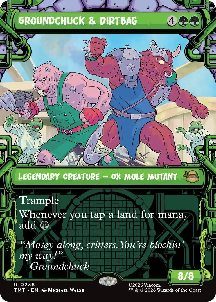 Groundchuck & Dirtbag (Showcase) (238) (Teenage Mutant Ninja Turtles)