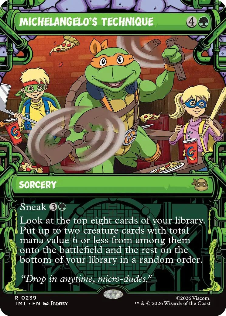 Michelangelo's Technique (Showcase) (239) (Teenage Mutant Ninja Turtles)