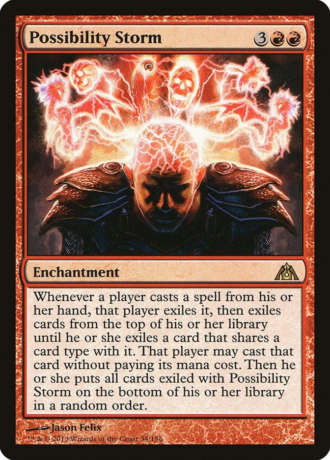 Image for Possibility Storm (34) (Dragon's Maze) - Magic: The Gathering