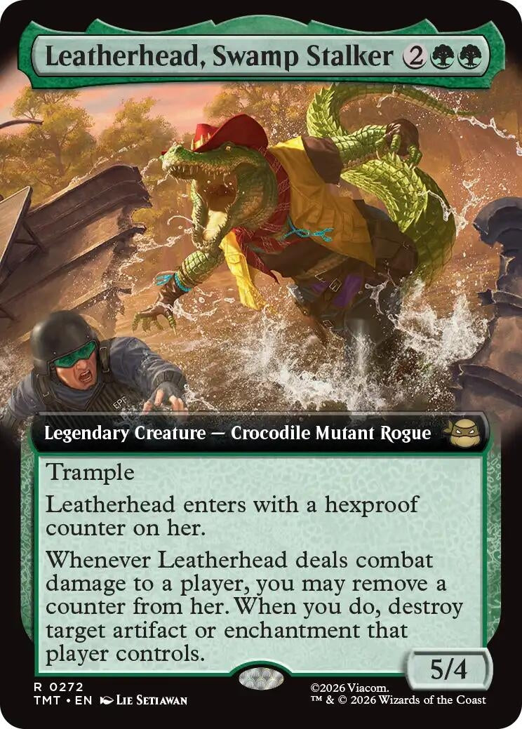 Leatherhead, Swamp Stalker (Extended Art) (272) (Teenage Mutant Ninja Turtles)