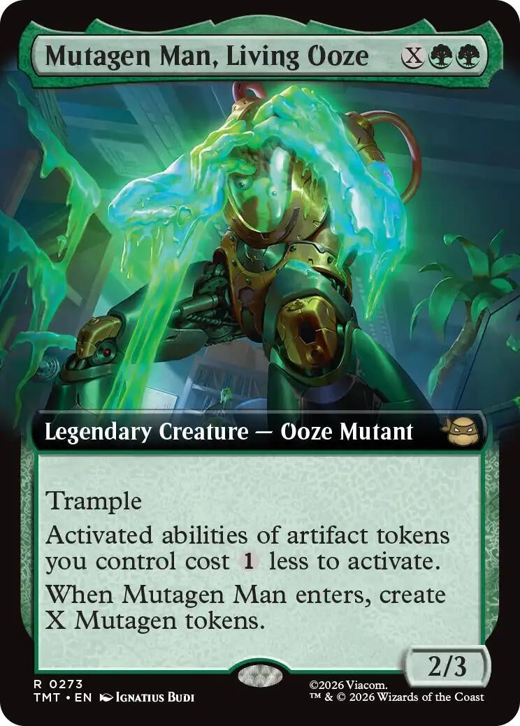 Mutagen Man, Living Ooze (Extended Art) (273) (Teenage Mutant Ninja Turtles)