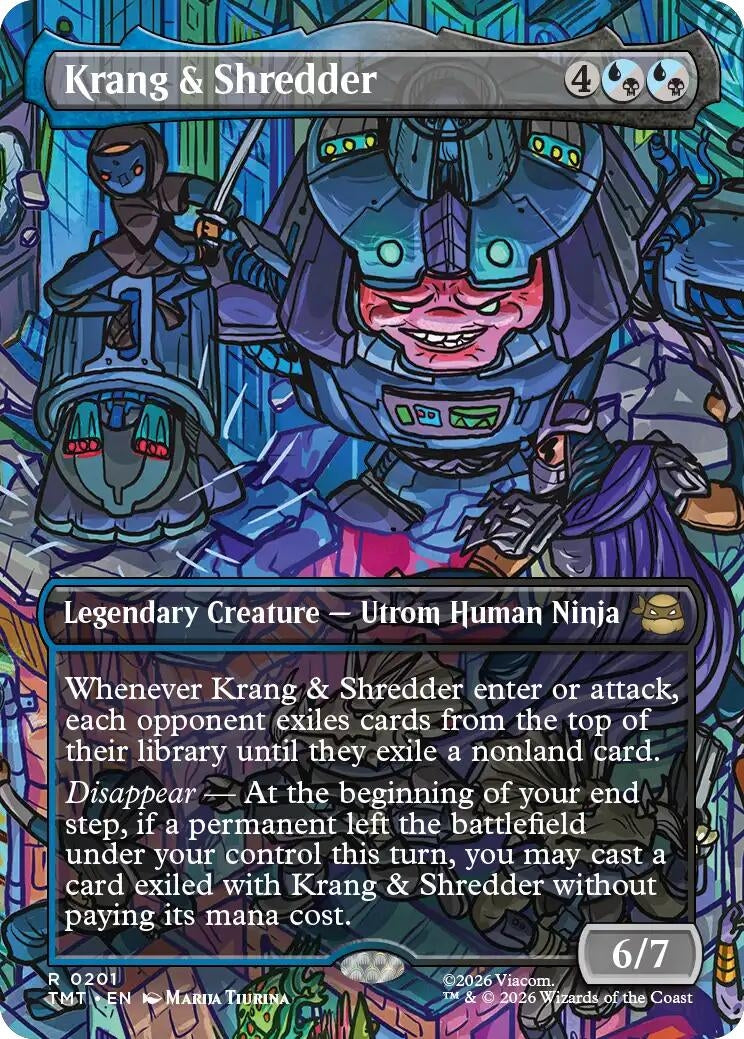 Krang & Shredder (Borderless) (201) (Teenage Mutant Ninja Turtles)