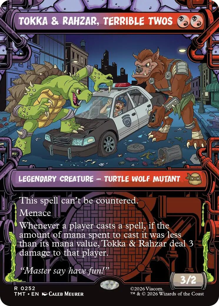 Image for Tokka & Rahzar, Terrible Twos (Showcase) (252) (Teenage Mutant Ninja Turtles) - Magic: The Gathering