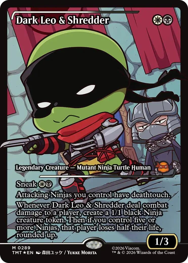 Dark Leo & Shredder (Showcase) (289) (Teenage Mutant Ninja Turtles)