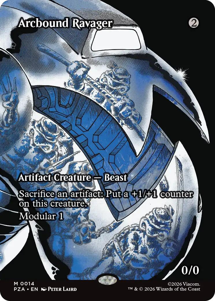 Image for Arcbound Ravager (Borderless) (14) (Teenage Mutant Ninja Turtles Source Material) - Magic: The Gathering