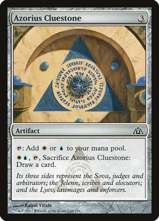 Azorius Cluestone (136) (Dragon's Maze)