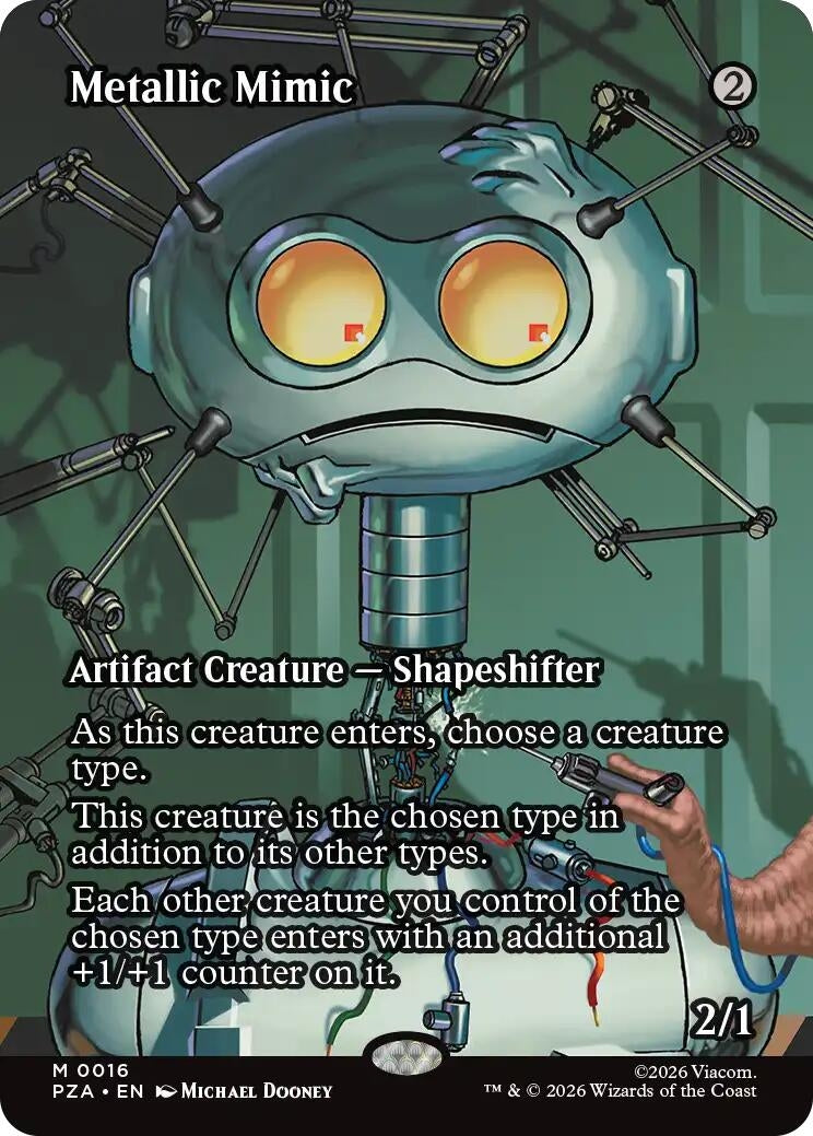 Image for Metallic Mimic (Borderless) (16) (Teenage Mutant Ninja Turtles Source Material) - Magic: The Gathering