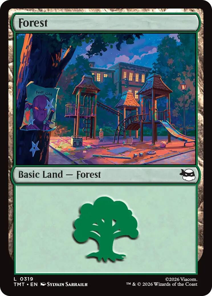 Image for Forest (0319) (319) (Teenage Mutant Ninja Turtles) - Magic: The Gathering