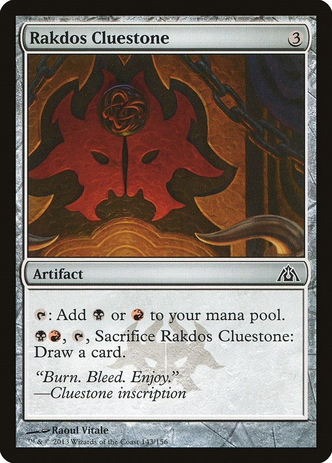 Image for Rakdos Cluestone (143) (Dragon's Maze) - Magic: The Gathering