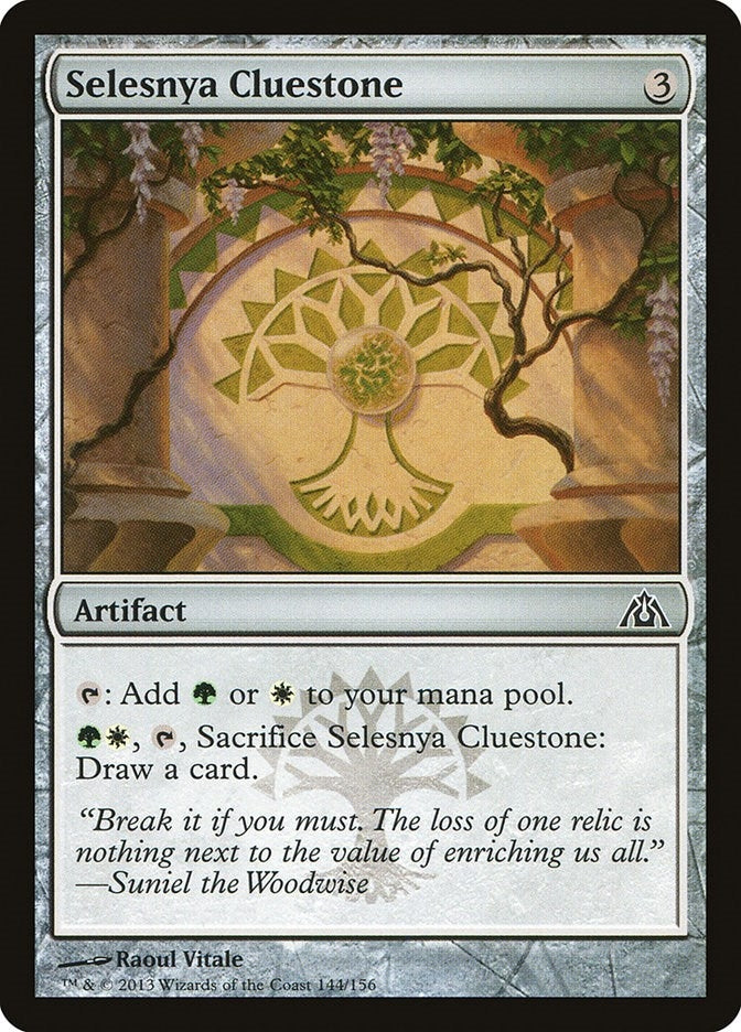Image for Selesnya Cluestone (144) (Dragon's Maze) - Magic: The Gathering