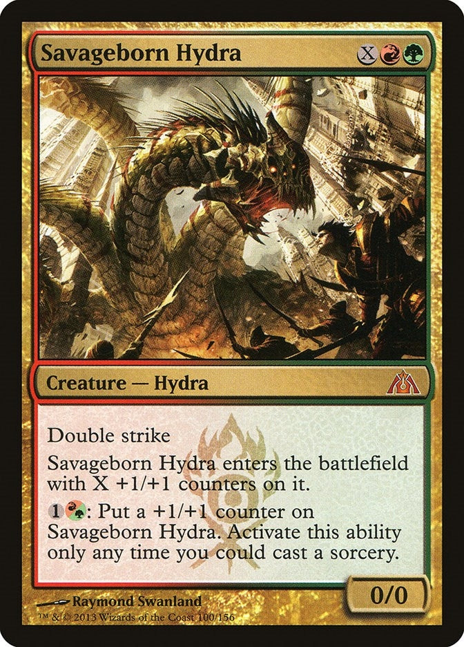 Image for Savageborn Hydra (100) (Dragon's Maze) - Magic: The Gathering