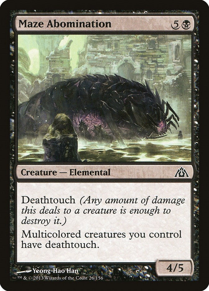 Image for Maze Abomination (26) (Dragon's Maze) - Magic: The Gathering