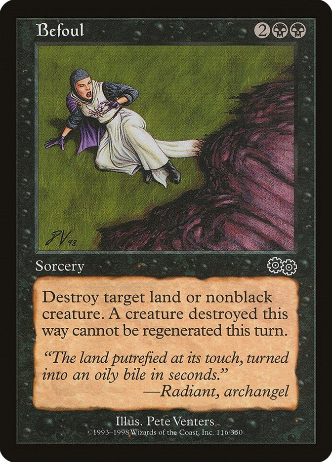 Image for Befoul (116) (Urza's Saga) - Magic: The Gathering