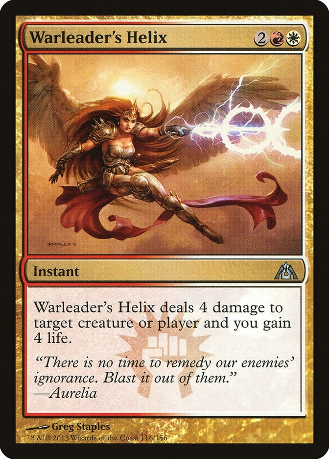 Image for Warleader's Helix (116) (Dragon's Maze) - Magic: The Gathering