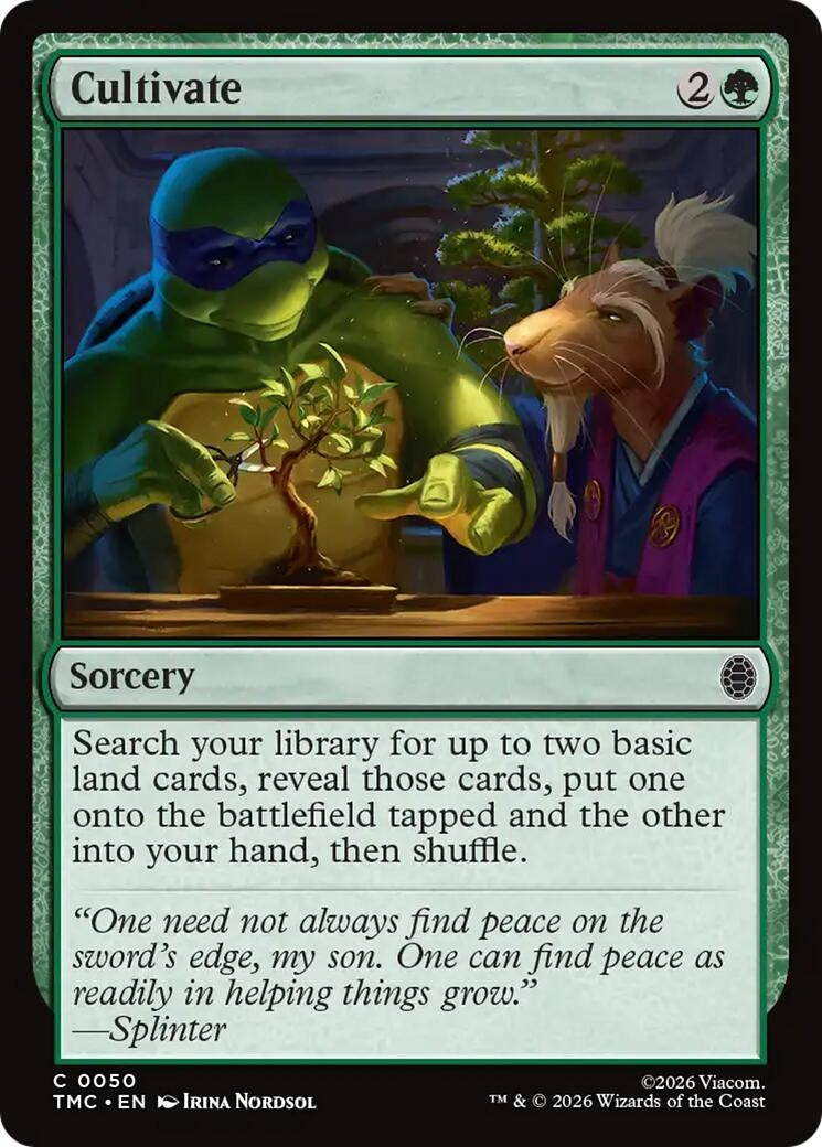 Image for Cultivate (50) (Teenage Mutant Ninja Turtles) - Magic: The Gathering