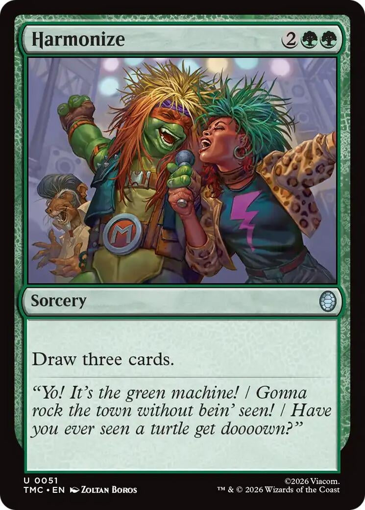 Image for Harmonize (51) (Teenage Mutant Ninja Turtles) - Magic: The Gathering