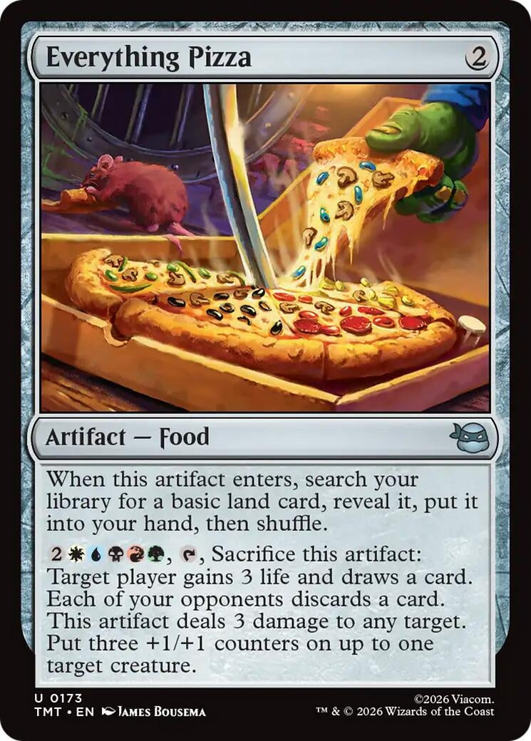 Image for Everything Pizza (173) (Teenage Mutant Ninja Turtles) - Magic: The Gathering
