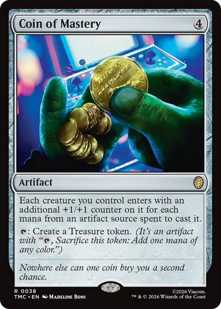 Image for Coin of Mastery (38) (Teenage Mutant Ninja Turtles) - Magic: The Gathering