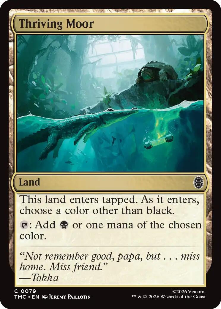 Image for Thriving Moor (79) (Teenage Mutant Ninja Turtles) - Magic: The Gathering