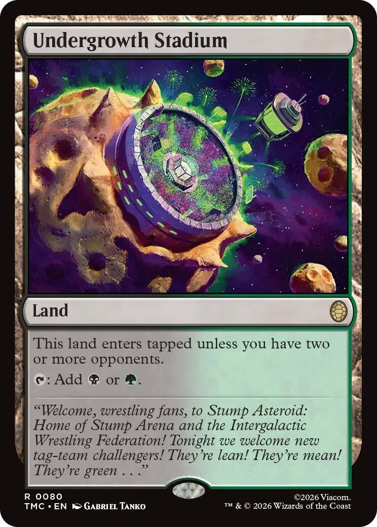 Image for Undergrowth Stadium (80) (Teenage Mutant Ninja Turtles) - Magic: The Gathering