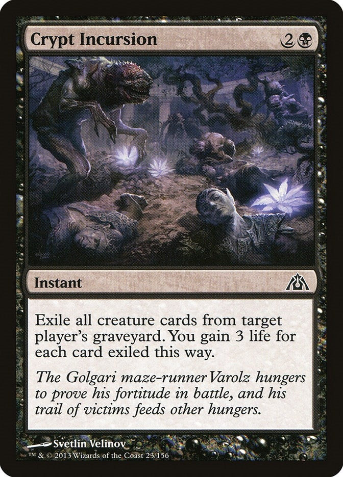 Image for Crypt Incursion (23) (Dragon's Maze) - Magic: The Gathering