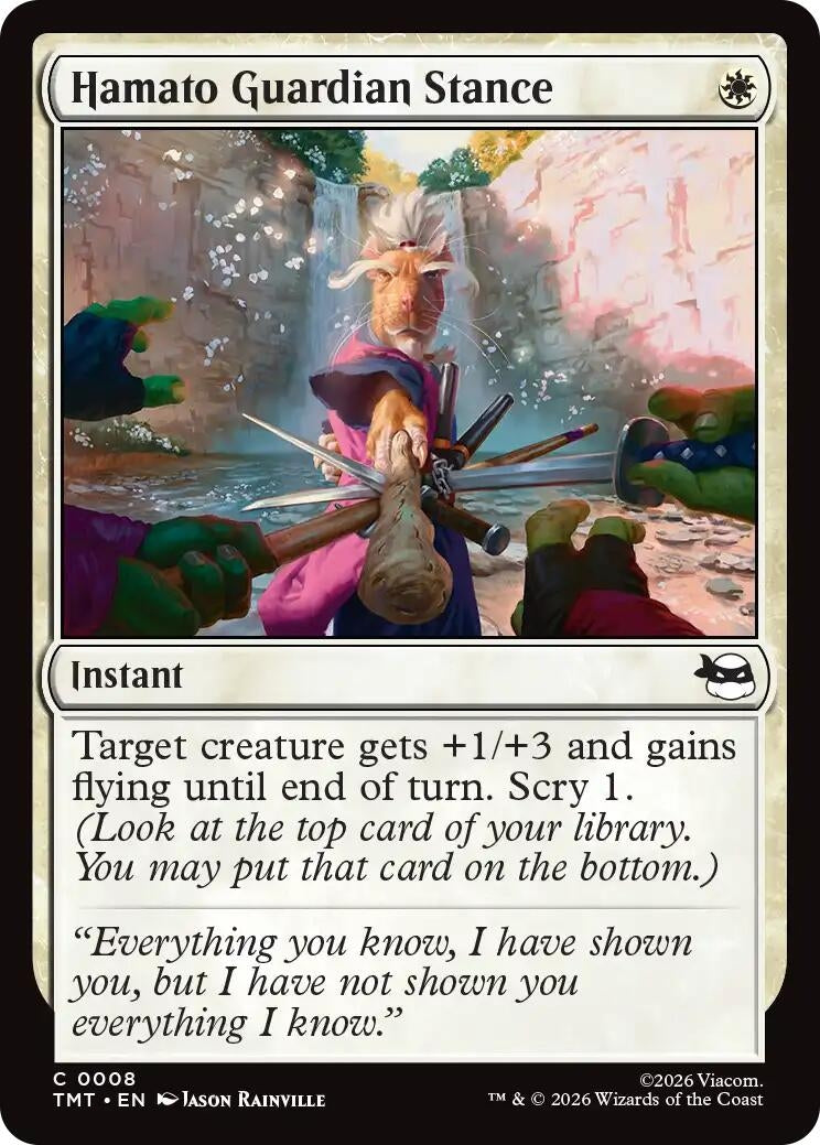 Hamato Guardian Stance (8) (Teenage Mutant Ninja Turtles)