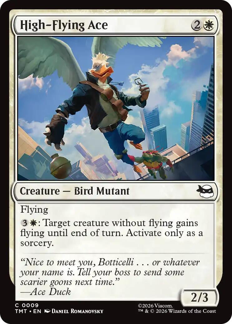Image for High-Flying Ace (9) (Teenage Mutant Ninja Turtles) - Magic: The Gathering