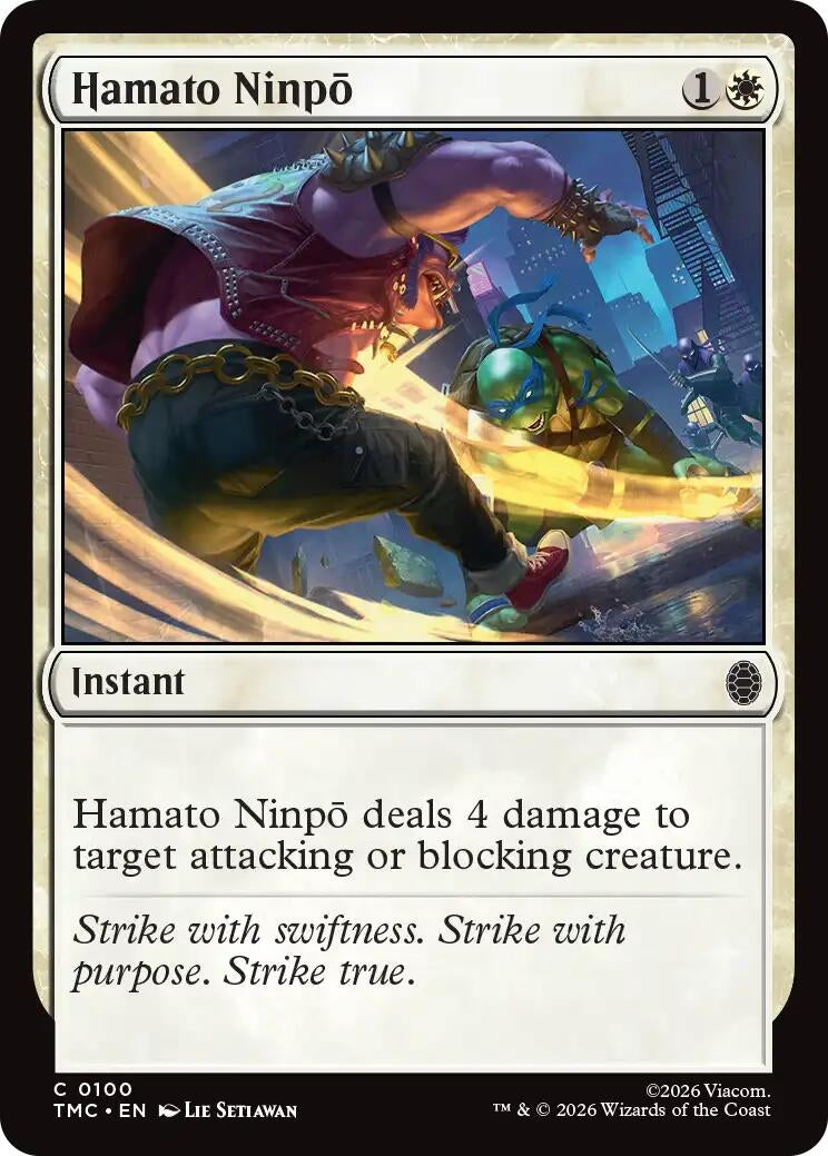 Image for Hamato Ninpo (100) (Teenage Mutant Ninja Turtles) - Magic: The Gathering