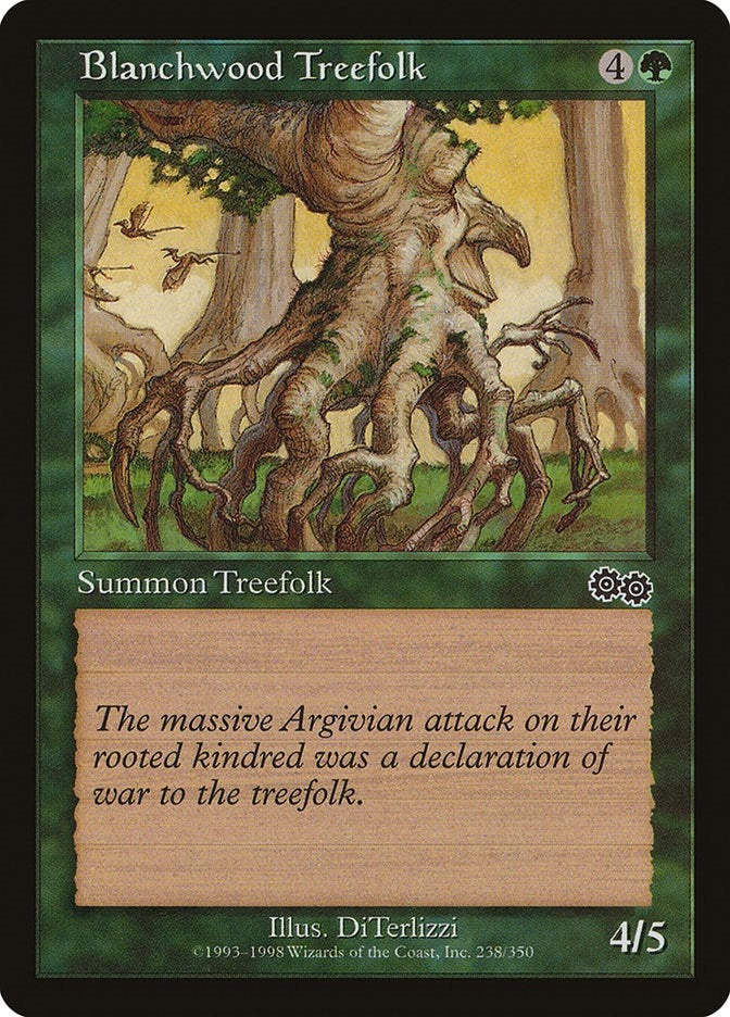 Image for Blanchwood Treefolk (238) (Urza's Saga) - Magic: The Gathering