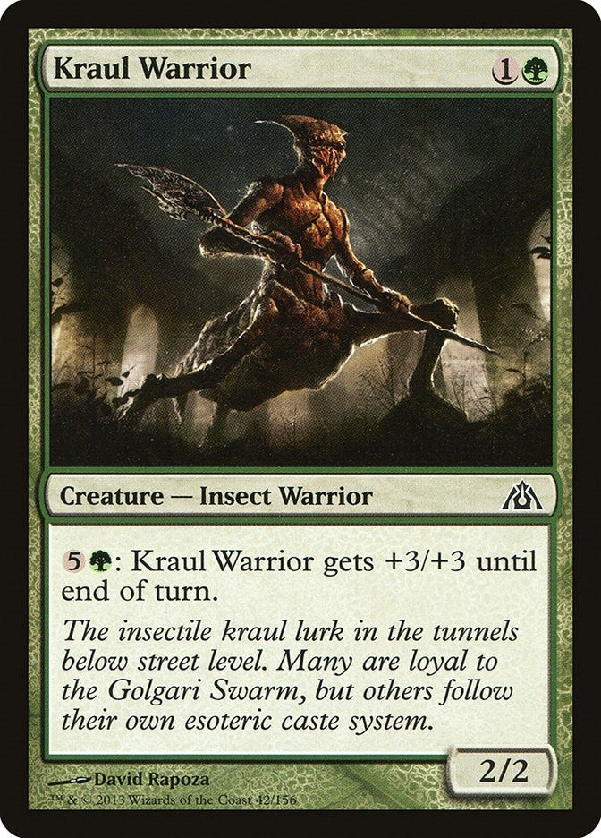 Image for Kraul Warrior (42) (Dragon's Maze) - Magic: The Gathering